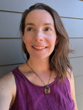 Load image into Gallery viewer, SALE - Opalized Wood Specimen Necklace