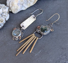 Load image into Gallery viewer, Water and Earth Fringe Asymmetricals