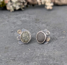 Load image into Gallery viewer, Beach Stone Post Earrings