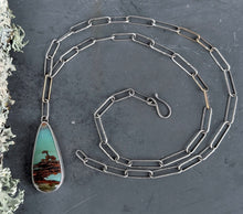 Load image into Gallery viewer, Opalized Wood Specimen Necklace