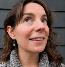 Load image into Gallery viewer, Prehnite Forest Floor Earrings