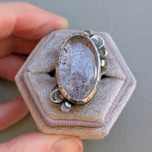 Load image into Gallery viewer, Disco Quartz Bloom Ring - size 9.25