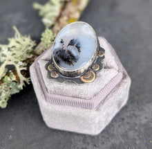 Load image into Gallery viewer, Dendritic Opal Ring - size 10.5