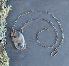 Load image into Gallery viewer, Green Moss Agate Necklace