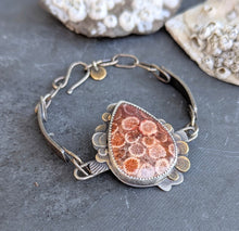 Load image into Gallery viewer, Fossilized Coral Bracelet
