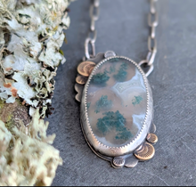 Load image into Gallery viewer, Green Moss Agate Necklace