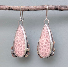 Load image into Gallery viewer, Fossil Coral Bloom Earrings