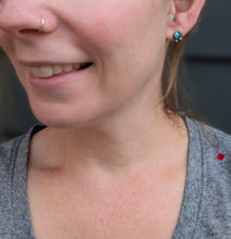 Load image into Gallery viewer, Turquoise Barnacle Earrings