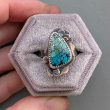 Load image into Gallery viewer, Turquoise Forest Ring - size 9