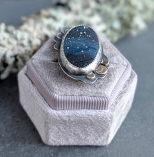 Load image into Gallery viewer, Dark Skies Statement Ring ✨ - size 7