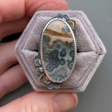 Load image into Gallery viewer, Ocean Jasper Bloom Ring - size 8