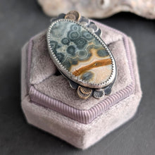 Load image into Gallery viewer, Ocean Jasper Bloom Ring - size 8