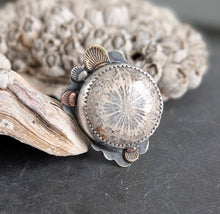 Load image into Gallery viewer, Fossil Coral Bloom Ring - 8