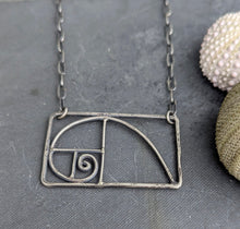 Load image into Gallery viewer, Fibonacci Spiral Necklace