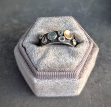 Load image into Gallery viewer, Watermelon Tourmaline Barnacle Band - size 9.75