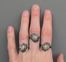 Load image into Gallery viewer, Ocean Jasper Forest Floor Ring  - size 7.5