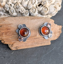 Load image into Gallery viewer, Garnet Forest Floor Earrings
