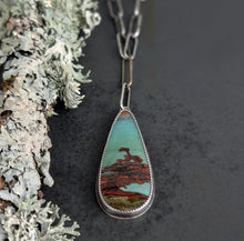 Load image into Gallery viewer, Opalized Wood Specimen Necklace
