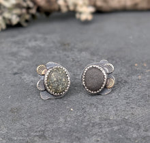 Load image into Gallery viewer, Beach Stone Post Earrings