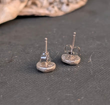 Load image into Gallery viewer, Faceted Silver Studs - made to order