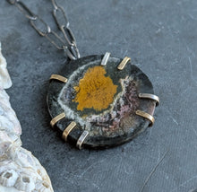Load image into Gallery viewer, Jasper Slice Cosmos Necklace