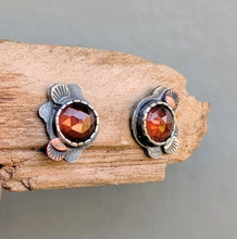 Load image into Gallery viewer, Garnet Forest Floor Earrings