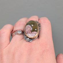 Load image into Gallery viewer, Ocean Jasper Bloom Ring - size 7.25