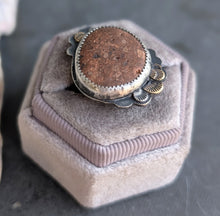 Load image into Gallery viewer, Beach Stone Statement Ring - size 8.25