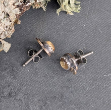 Load image into Gallery viewer, Golden Quartz Forest Floor Earrings