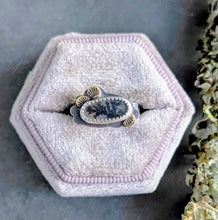 Load image into Gallery viewer, Dendritic Opal Ring - size 7.5
