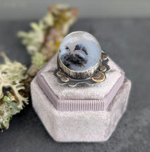 Load image into Gallery viewer, Dendritic Opal Ring - size 10.5