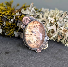 Load image into Gallery viewer, Disco Quartz Forest Floor Ring - size 7.5