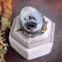 Load image into Gallery viewer, Dendritic Opal Ring - size 10.5