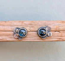 Load image into Gallery viewer, Kyanite Forest Floor Earrings