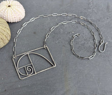 Load image into Gallery viewer, Fibonacci Spiral Necklace