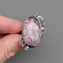 Load image into Gallery viewer, Disco Quartz Bloom Ring - size 9.25