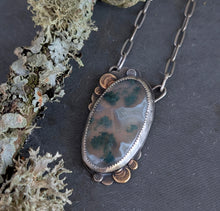 Load image into Gallery viewer, Green Moss Agate Necklace