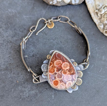 Load image into Gallery viewer, Fossilized Coral Bracelet