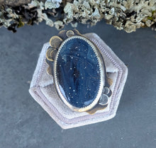 Load image into Gallery viewer, Dark Skies Statement Ring ✨ - size 9