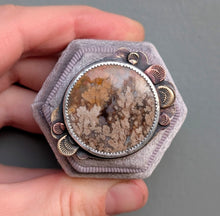 Load image into Gallery viewer, Agate Forest Floor Ring - size 8