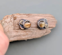 Load image into Gallery viewer, Golden Quartz Forest Floor Earrings
