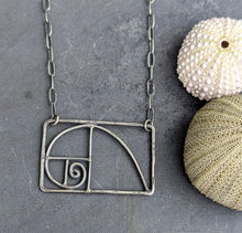 Load image into Gallery viewer, Fibonacci Spiral Necklace