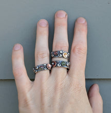 Load image into Gallery viewer, Watermelon Tourmaline Barnacle Band - size 9