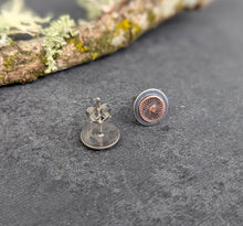 Load image into Gallery viewer, Mushroom Spore Print Earrings