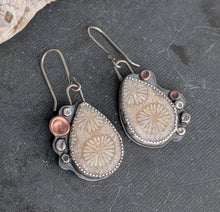 Load image into Gallery viewer, Coastal Dreams Barnacle Earrings
