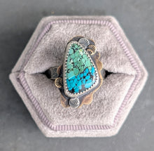 Load image into Gallery viewer, Turquoise Forest Ring - size 9