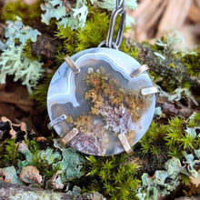 Load image into Gallery viewer, Moss Agate Slice Necklace