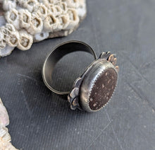 Load image into Gallery viewer, Beach Stone Statement Ring - size 8.75