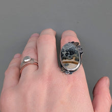 Load image into Gallery viewer, Ocean Jasper Bloom Ring - size 8