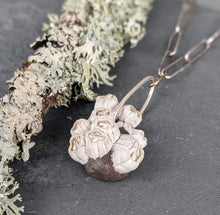Load image into Gallery viewer, Beach Stone Necklace with Handmade Chain